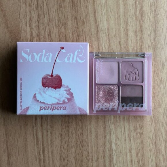 peripera Ink Pocket Shadow Palette Soda Café Collection 06 Signature is Mute - Picture 1 of 3